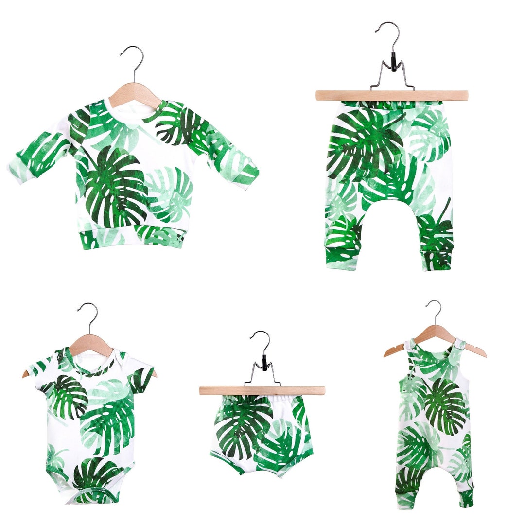 Organic Baby Boy Girl Clothes Leggings Bodysuit Romper Tshirts Shorts