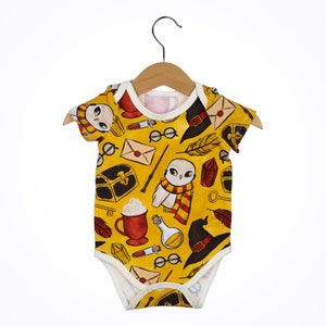 Vestiti per neonati, leggings, tutine, t-shirt, pantaloncini, pantaloni, guanti, berretto, cappello, regalo per baby shower, vestiti gialli stampati per neonati.