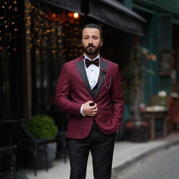 Mens Burgundy - Etsy