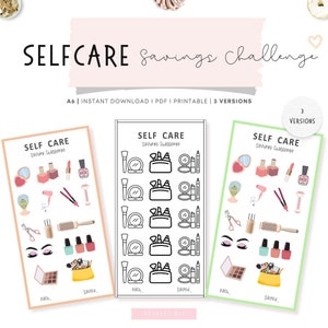 Self Care Savings Challenge: A6 Budget Tracker (PDF)