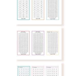 A6 Envelope Mini Saving Challenge Bundle