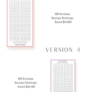 A6 Envelope Mini Saving Challenge Bundle