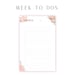 Floral to Do List Planner Printable Bundle, A4, A5, Letter, Half Letter ...