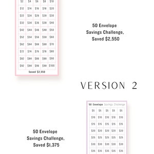 A6 Envelope Mini Saving Challenge Bundle