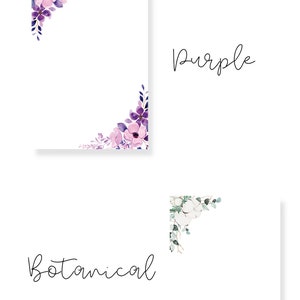 Printable Writing Paper, Floral Stationery Template, Fillable Paper ...