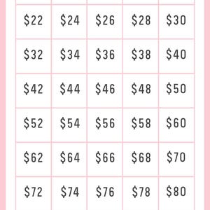 A6 Mini Savings printable, Saving Challenge, Mini Challenge, Small Challenge, Colorful Savings Pages, Saving Template, Saving Printable, A6 Saving Challenge, A6 Mini Savings, A6 Small Savings, Cash Stuffing, Budget Tracker, Budget Binder