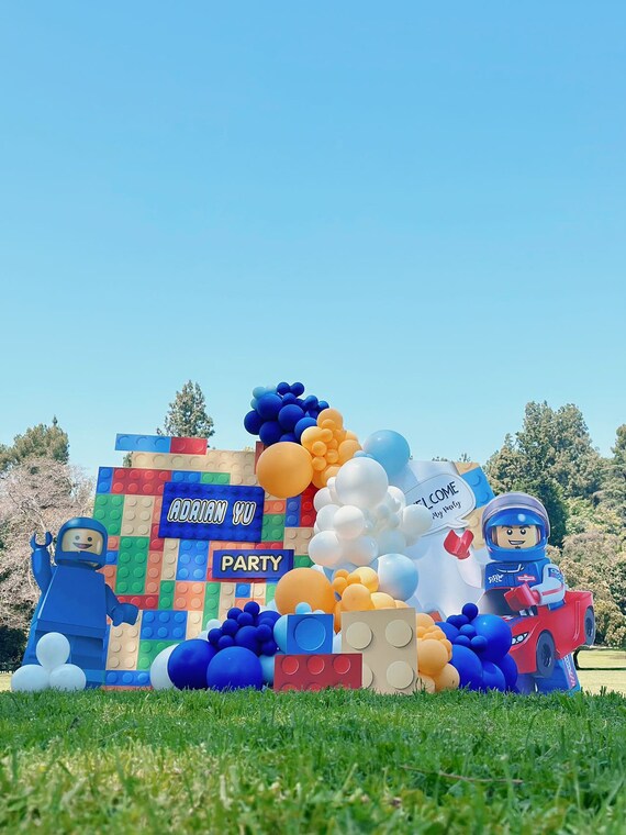 Lego birthday backdrop sale