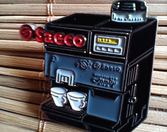 Pin Badge SAECO COFFEE MACHINES Rarity Technology Collector