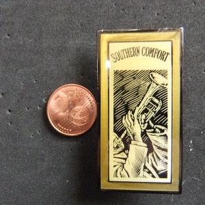 Pin Badge Southern Comfort, Whiskey, Alcohol, Spirits, Liqueur, Collector, Drinks, Vintage