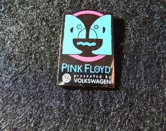 Pin PINK FLOYD presented by Volkswagen VW, black, collector, music