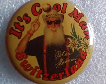 seltener Pin MILKA Werbeikone It s cool man, Kult, Schokolade, Werbemittel Sammler Schweiz Ethno Vintage 90er