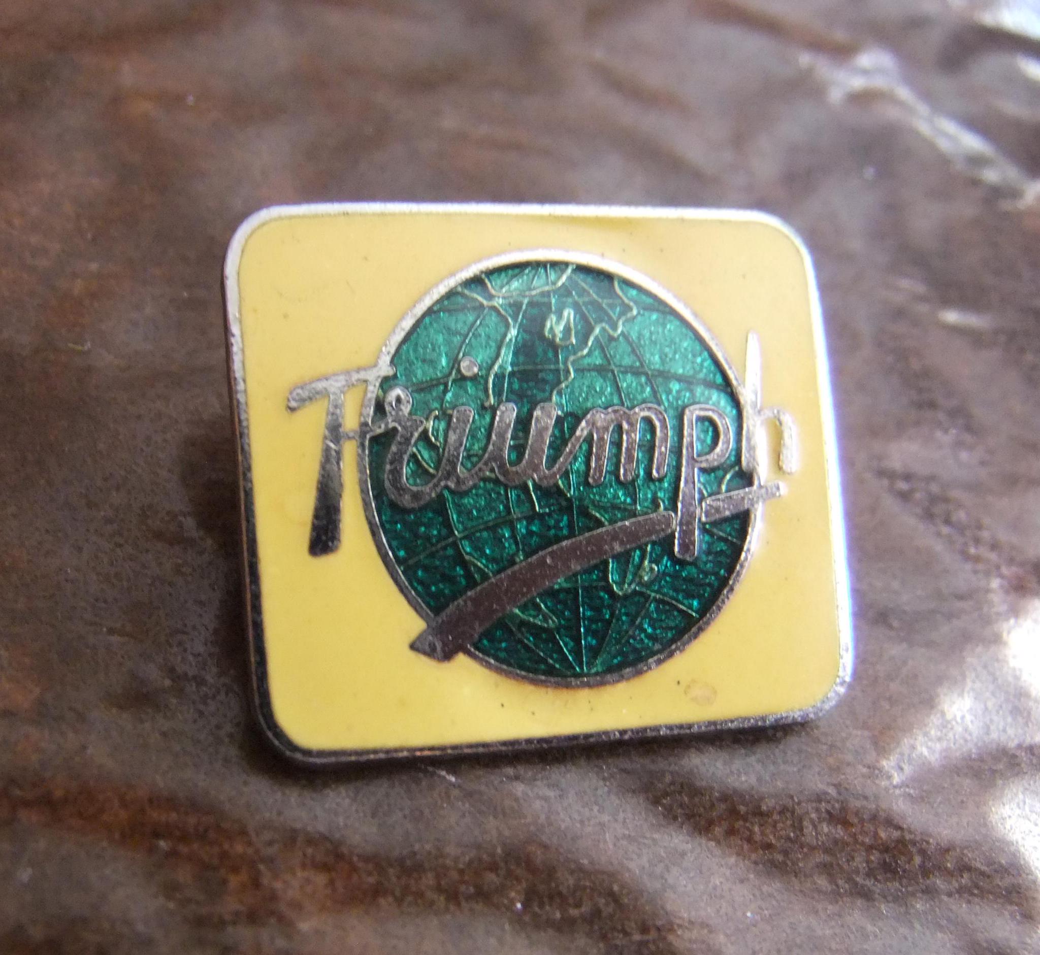 Vintage Triumph Pin - Etsy