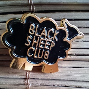 Black Sheep Club Enamel Pin Badge