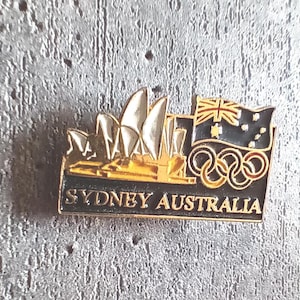 lapel Pin OLYMPIA SYDNEY Australien Logo Sport Sammler Fanartikel 2000 Millennium