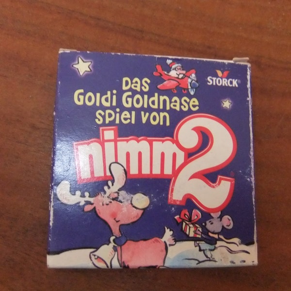 Mini-Spiel Goldi Goldnase von NIMM 2 der Fa. Storck, Werbemittel Sammler