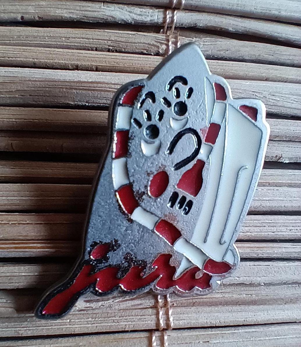 lapel pin JURA IRON household technology electrical collector advertising rare
