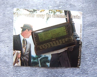 Pin badge old NOKIA Blackberry, collector, vintage