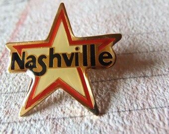 NASHVILLE Star Star Country Music USA Collectible Pin