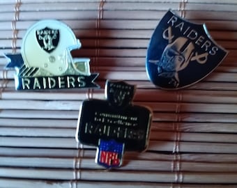 Lote de pines de fútbol americano LAS VEGAS RAIDERS para coleccionistas de deportes