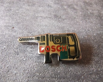 Pin Badge Drill Bosch, Vintage, 90s, Collector