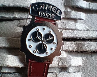 未使用のCAMEL Trophy Watch、スイス製、レザー、時計、時計ストラップ