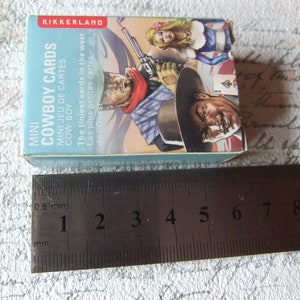 Mini card game Cowboy Cards USA and Canada, Kikkerland
