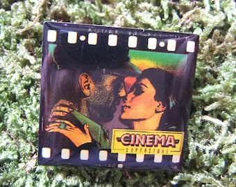 Casablanca, Humphrey Bogart, Lauren Bacall, pin, badge, film, Hollywood