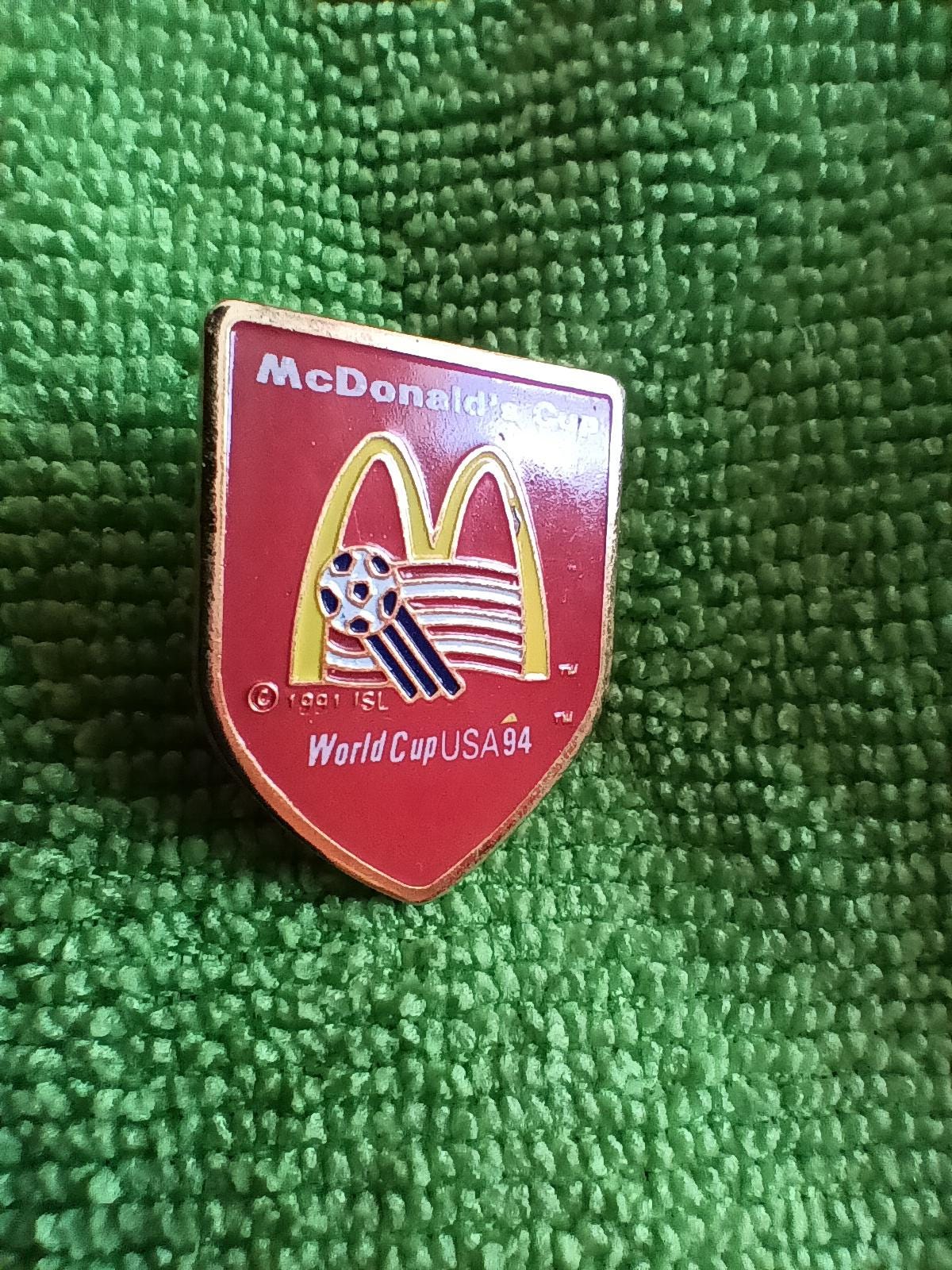 ラペルピン エナメル マクドナルド ワールドカップ 1994 サッカー