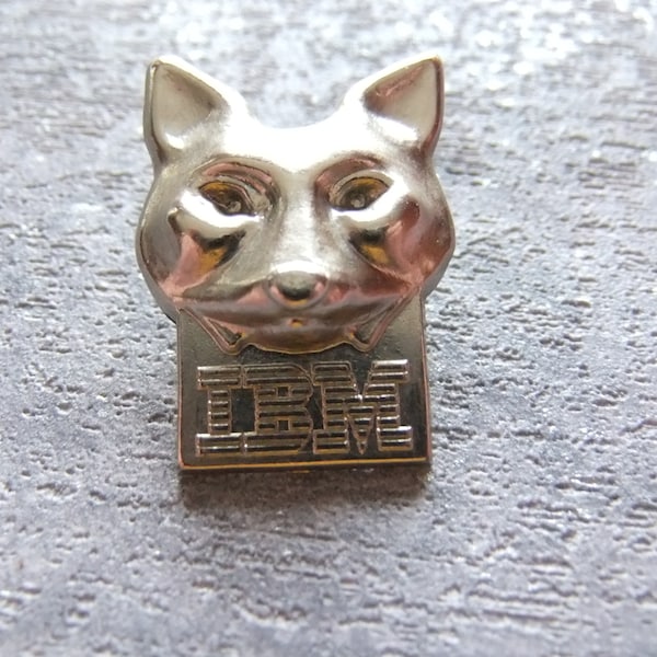 PIN Anstecknadel Fuchs IBM, Sammler, Werbeartikel