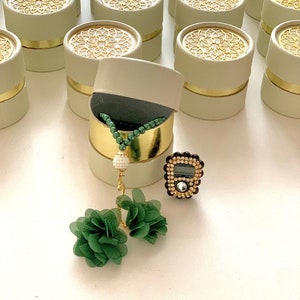 Zestaw Mini Quran i Tasbeeh Gift Box 50 sztuk Sprzedaż hurtowa, Zestaw Koralików Modlitewnych, Muzułmański Prezent Ślubny, Licznik Dihkr, Muzułmańskie Upominki