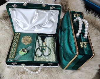 Prayer Mat Quran Tasbih Gift Set | Ramadan Eid Hajj Umrah Wedding Birthday Father&#39;s Mother&#39;s Valentine&#39;s Day Gifts
