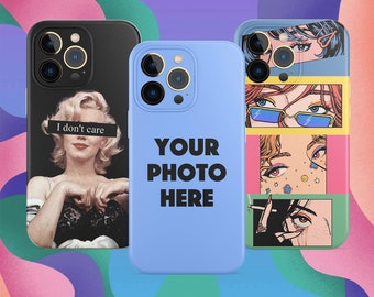Custom Phone Case | Personalized Photo Phone case | Gift for him/her | iphone 15 14 13 12 11 Pro MAX Mini SE
