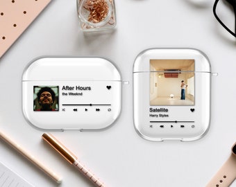 Custom Music Plaque AirPods Case Album Cover for AirPods 1 Gen AirPods 2 Gen AirPods Pro 2 AirPods 3