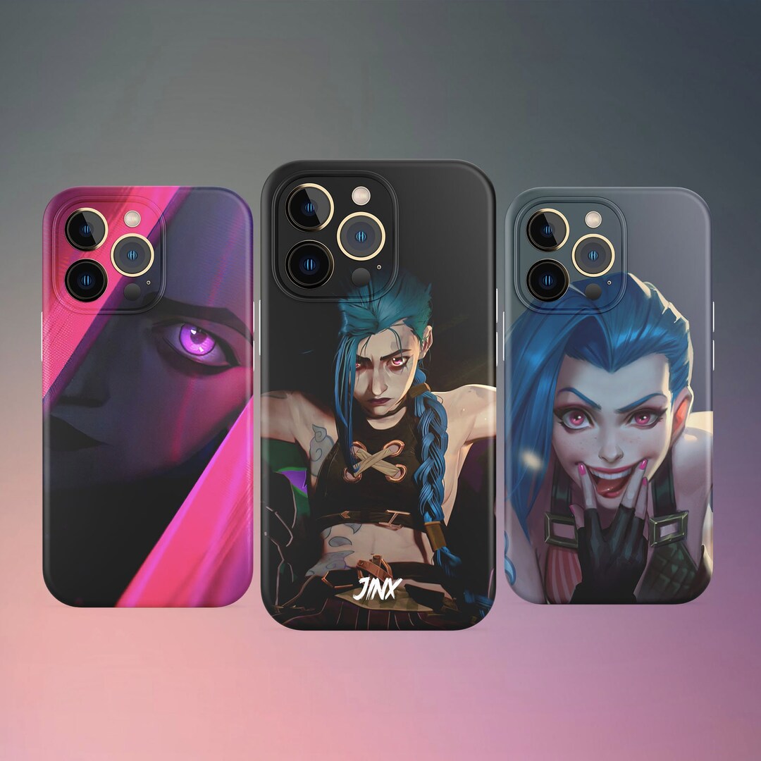Game Phone Case Arcane Jinx Cartoon Case for Iphone 14 13 12 Etsy UK