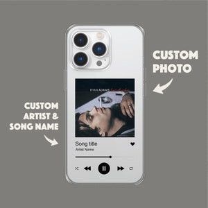 Aangepaste muziek plaque telefoon geval album cover voor iPhone 15 14 13 12 11 Max Pro Xr Mini Samsung s22 s21 s20 afbeelding 2