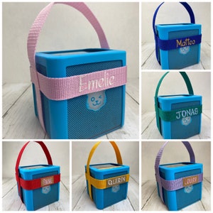 Tigerbox Touch Tragegurt • Tragetasche • Haltegriff • personalisiert • mit Namen bestickt