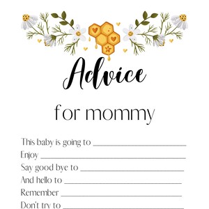 Gry na baby shower dla pszczół, 12 gier, motyw Mummy to Bee