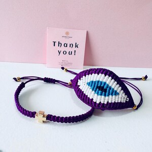 Evil Eye Macrame set