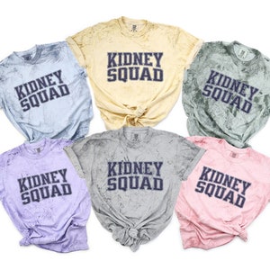 Kidney Squad Comfort Colors® Work Shirt for Registered Nurses and Dialysis Tech, Dialysis Crew, Nephrology Nurse Shirt, Dialysis Nurse Gift