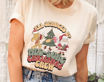 Medical Surgical Crew Retro Christmas Work Shirt, MS Nurse Team Christmas Shirt, Med Surg Nurse Holiday Tee, Med Surg NP Christmas Shirt