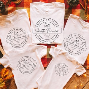 Family Vacation Shirts 2024 Beach, Custom Matching Family Group Shirt for Beach Vacation Personalized, Family Hawaii Shirt 2023