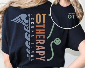 Occupational Therapist Shirt Men and Women, OT Team Shirt Personalized, Custom Occupational Therapy Shirt, Personalized Gift for OT
