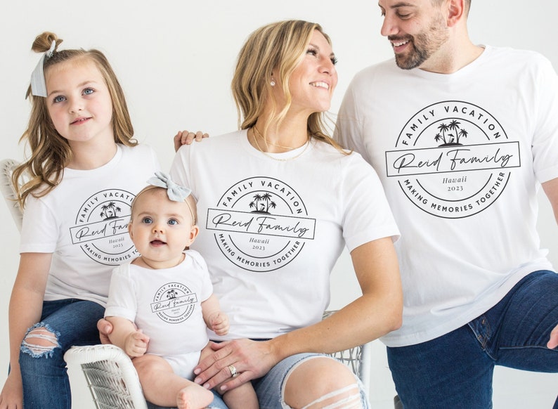 Family Vacation Shirts 2023 Beach Custom Matching Family - Etsy