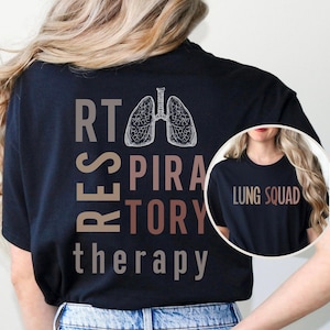 Lung Therapist Shirt Personalized, Respiratory T-Shirt, RT Clinical Instructor, Respiratory Nurse Shirt, Pulmonologist Shirt, Gift for RT