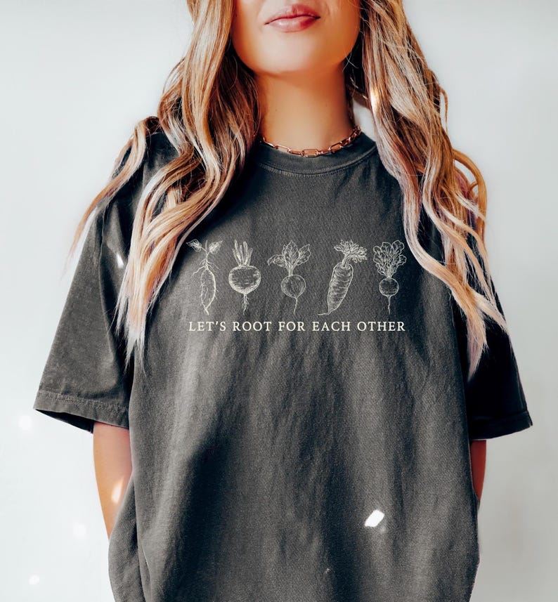 Comfort Colors Root Vegetable T-shirt: Uplifting Garden Tee bild 3
