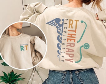 Respiratory Therapist Sweatshirt Men and Women, Lung Therapist Sweater Personalized, Respiratory Nurse, Pulmonologist Shirt, Custom RT Gift