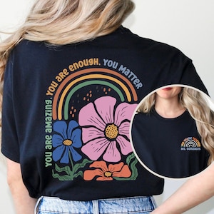 Third Grade Teacher Shirt Men and Women with Back Print, 3rd Grade Teacher Squad Tee, Third Grade Tee Inspirational Mental Health Shirt