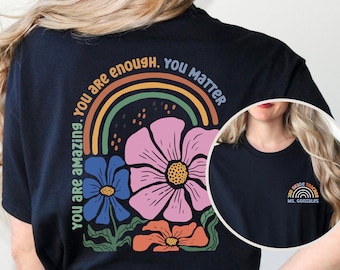 Third Grade Teacher Shirt Men and Women with Back Print, 3rd Grade Teacher Squad Tee, Third Grade Tee Inspirational Mental Health Shirt