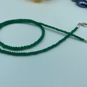 AAA+ Quality Emerald Faceted Shaded Beads Necklace, Natural Emerald Stone Necklace,  Amazing Green Emerald Fine jewelry and Necklace