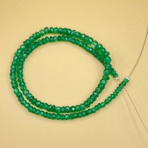 AAA+ Quality Emerald Faceted Beads, Emerald Beads Strand, Zambian Emerald Loose Beads, Green Gemstone Beads For Making Jewelry Gift